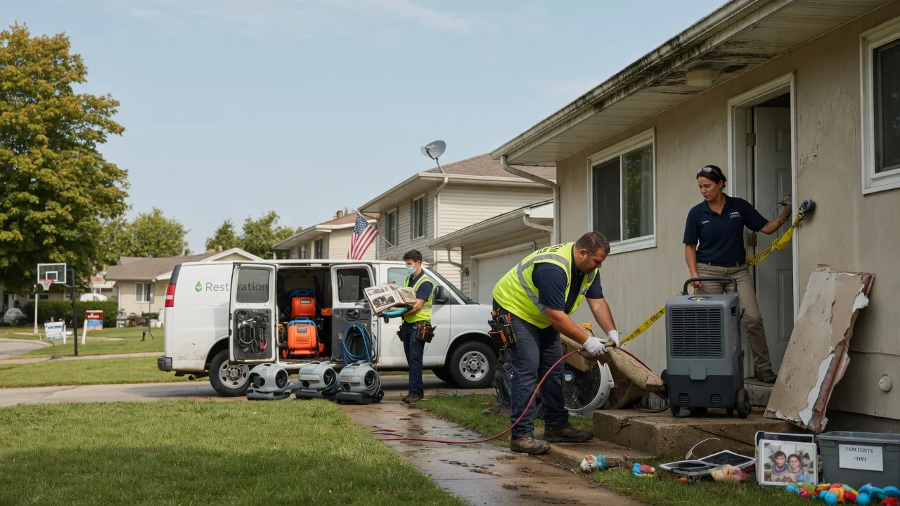 Water Damage Restoration in New Salem, PA near me